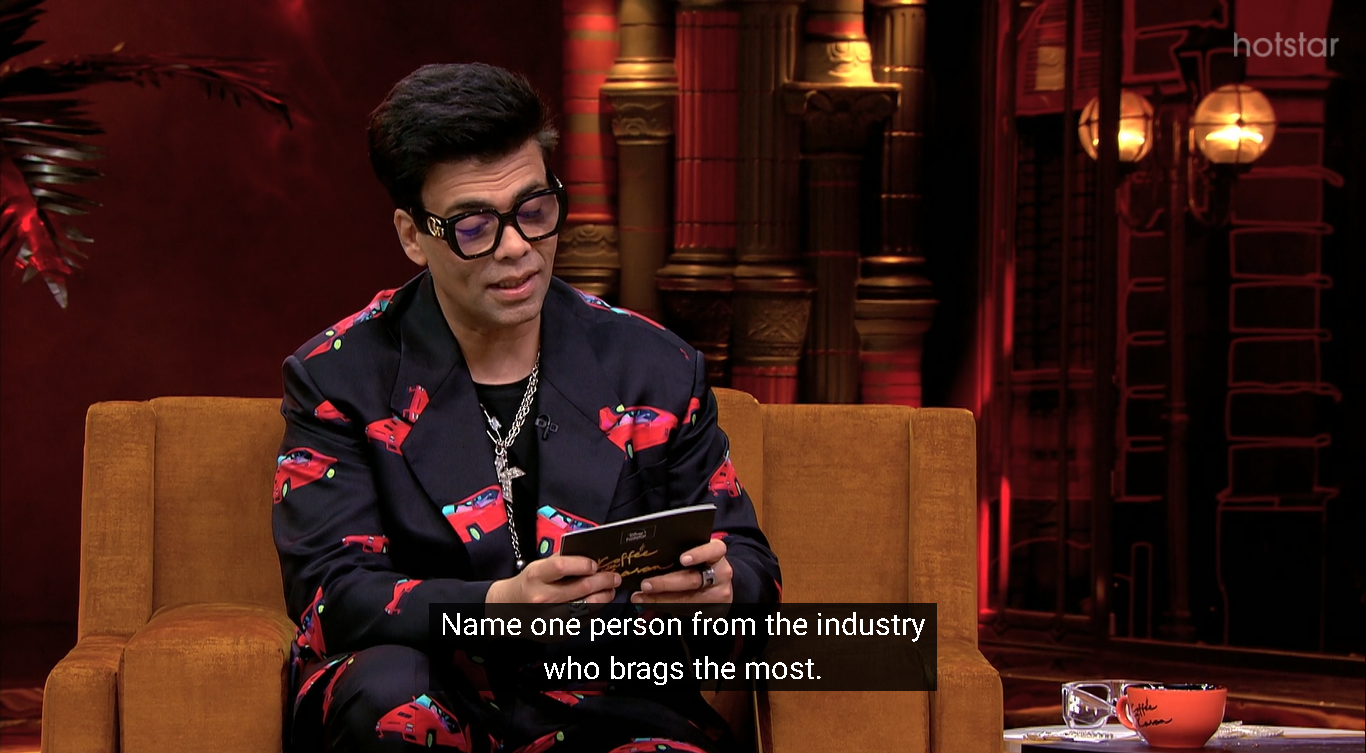 Karan Johar on Koffee With Karan