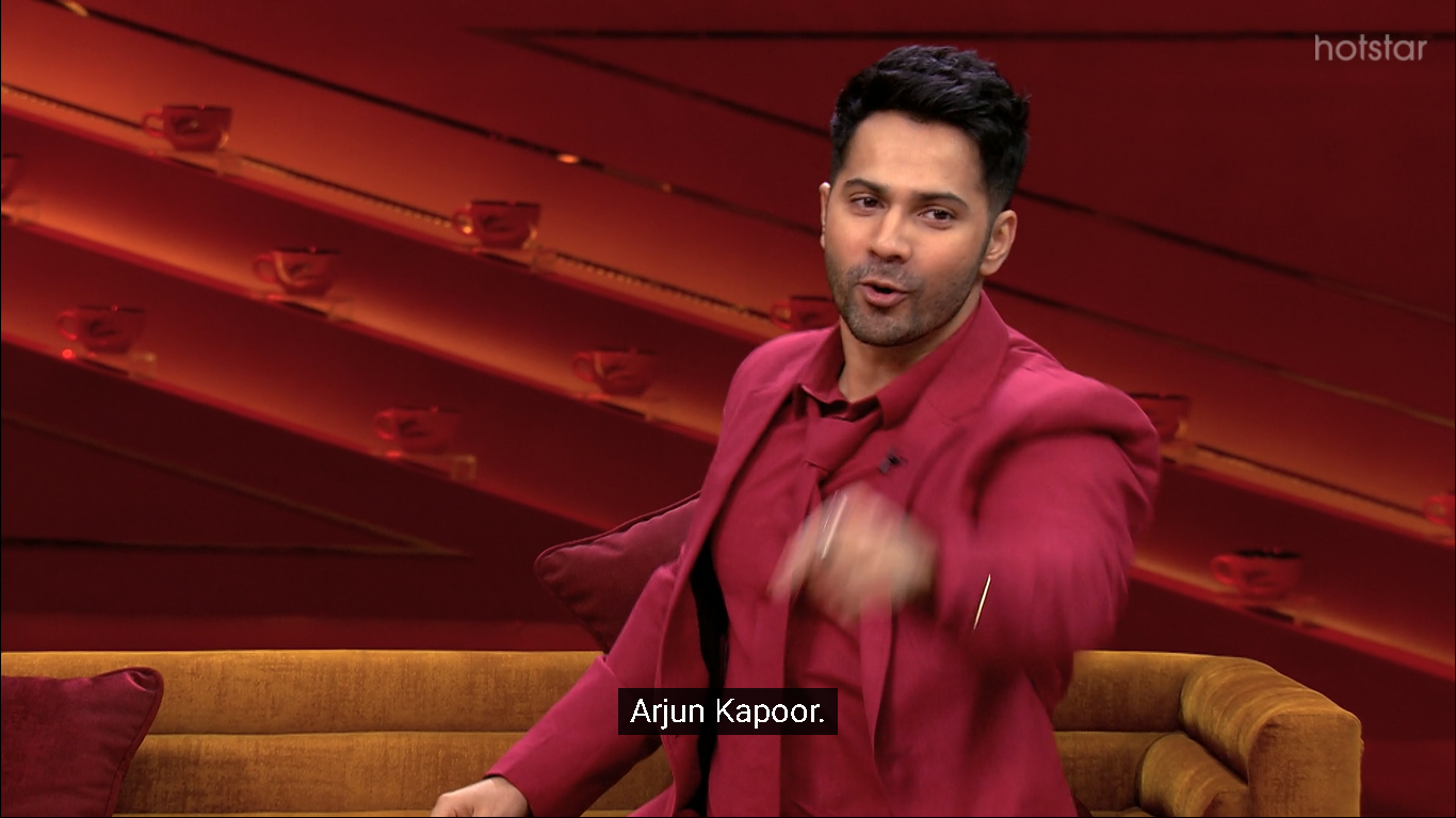 Varun Dhwan on Koffee Wih Karan