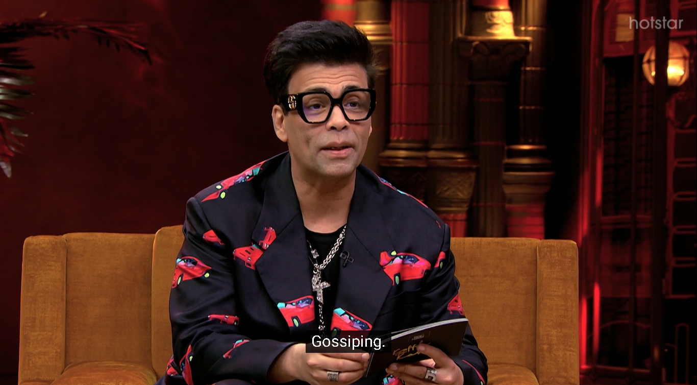 Karan johar on Koffee With Karan