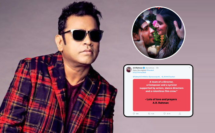 AR Rahman tweet against Masakali 2.0