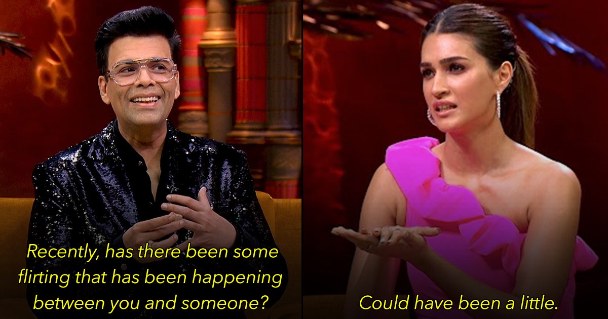 Kriti Sanon Sex Sex Sex Sex - Here Are The Revelations Made By Kriti Sanon On Koffee With Karan