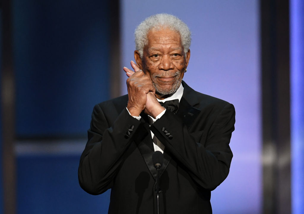Morgan Freeman fake left hand fibromyalgia