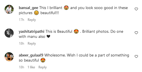 Instagram comments on Dolly Singh's reels