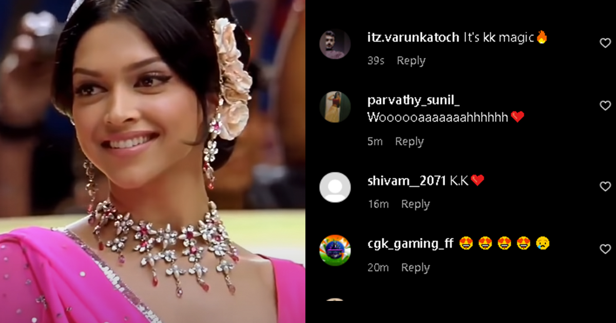 This Ig Page Removed The Music From Om Shanti Om S Aankhon Mein Teri And It S Wonderful