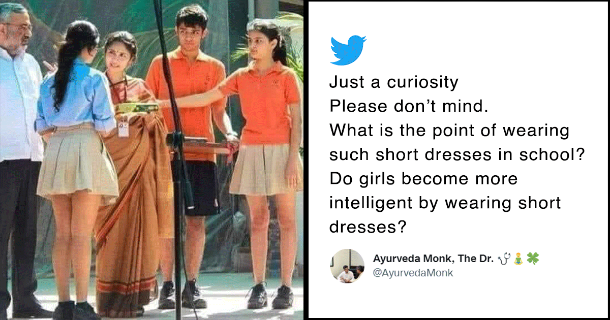 twitter doctor questioned skirt length for school girls
