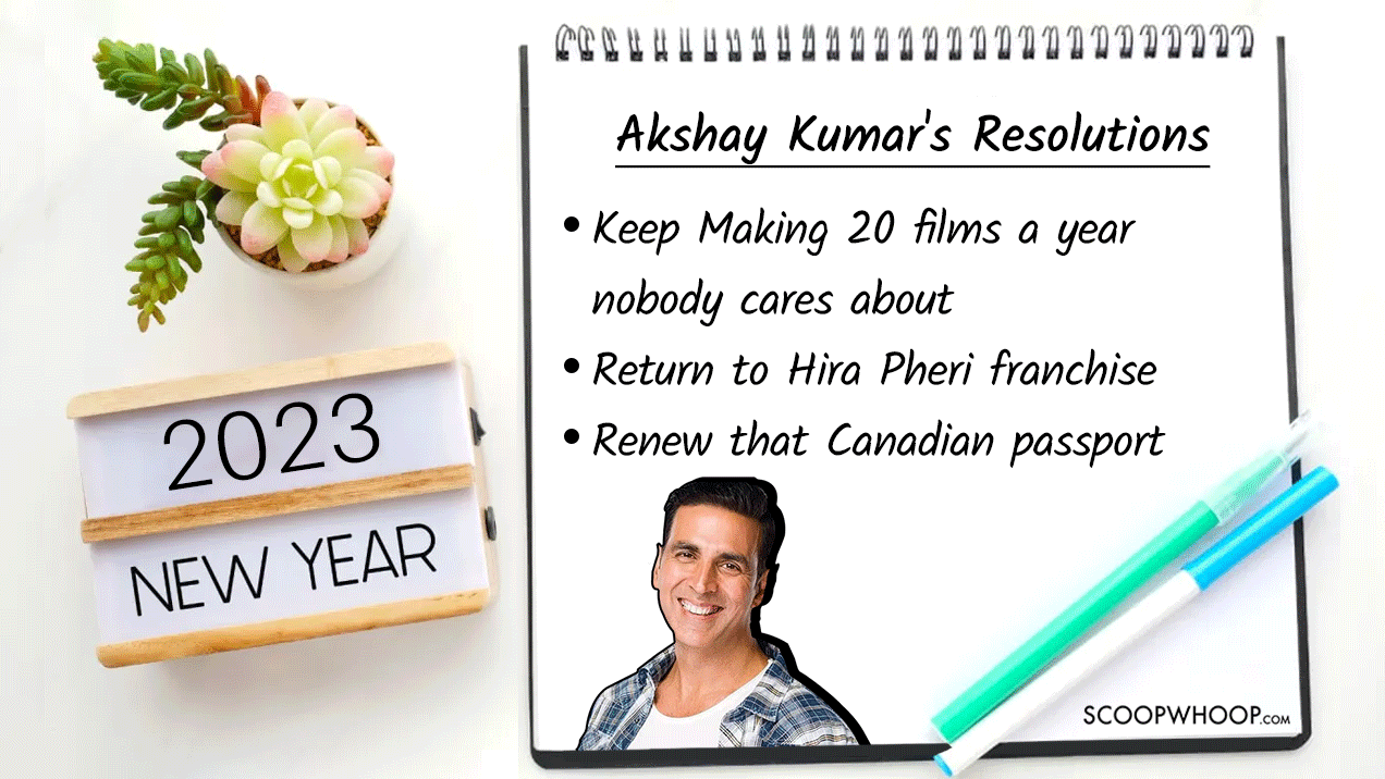 New Year's Resolutions Akshay Kumar