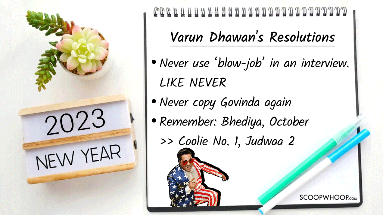 Varun Dhawan resolutions