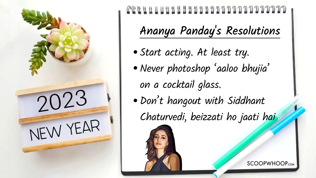 Ananya Panday New Year's resolutions