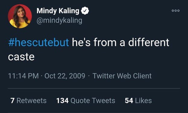 Mindy Kaling bigoted tweet on Twitter