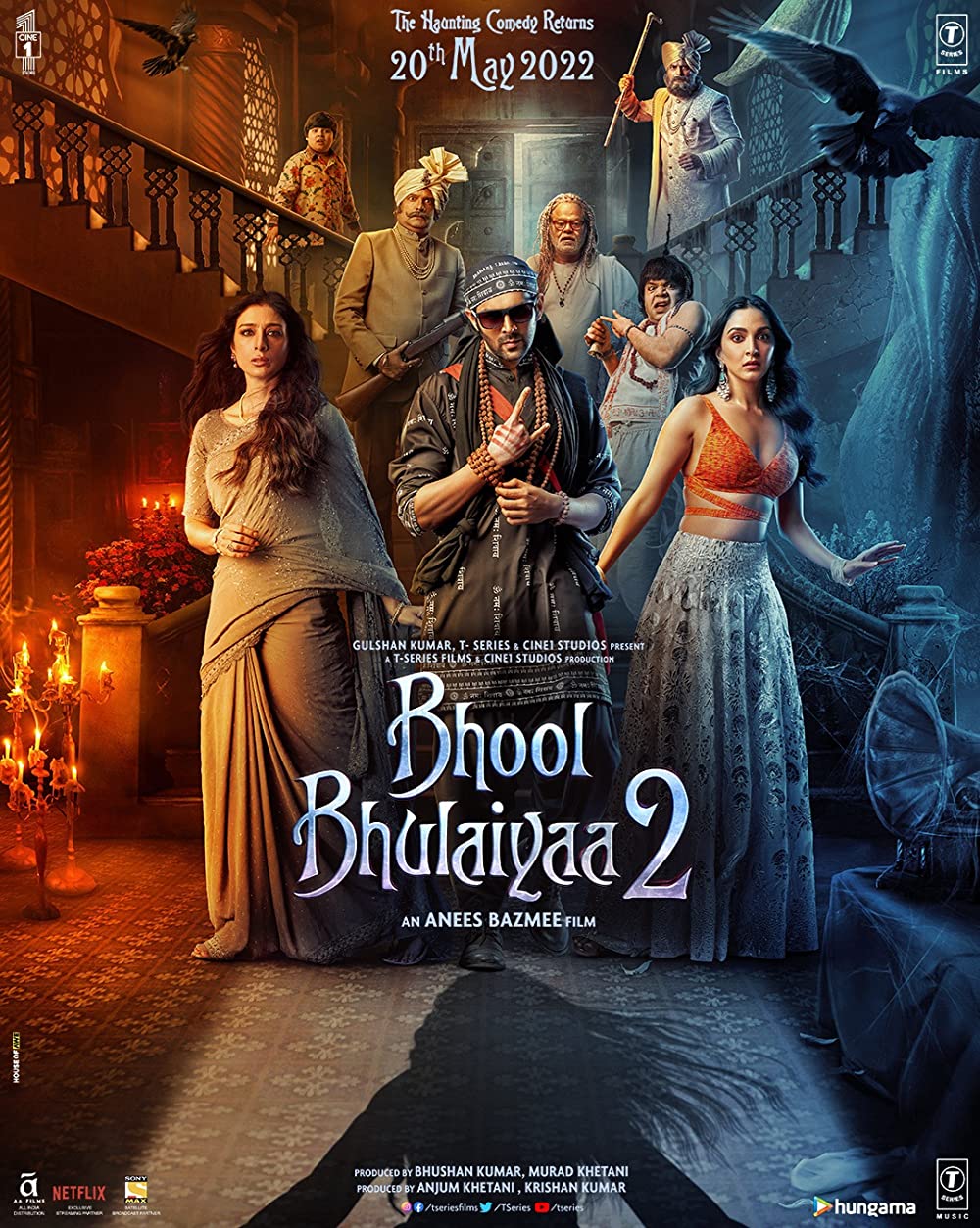 Bhool Bhulaiyaa 2 horror movie poster