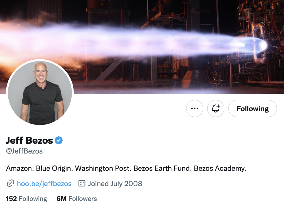 jeff bezos twitter bio