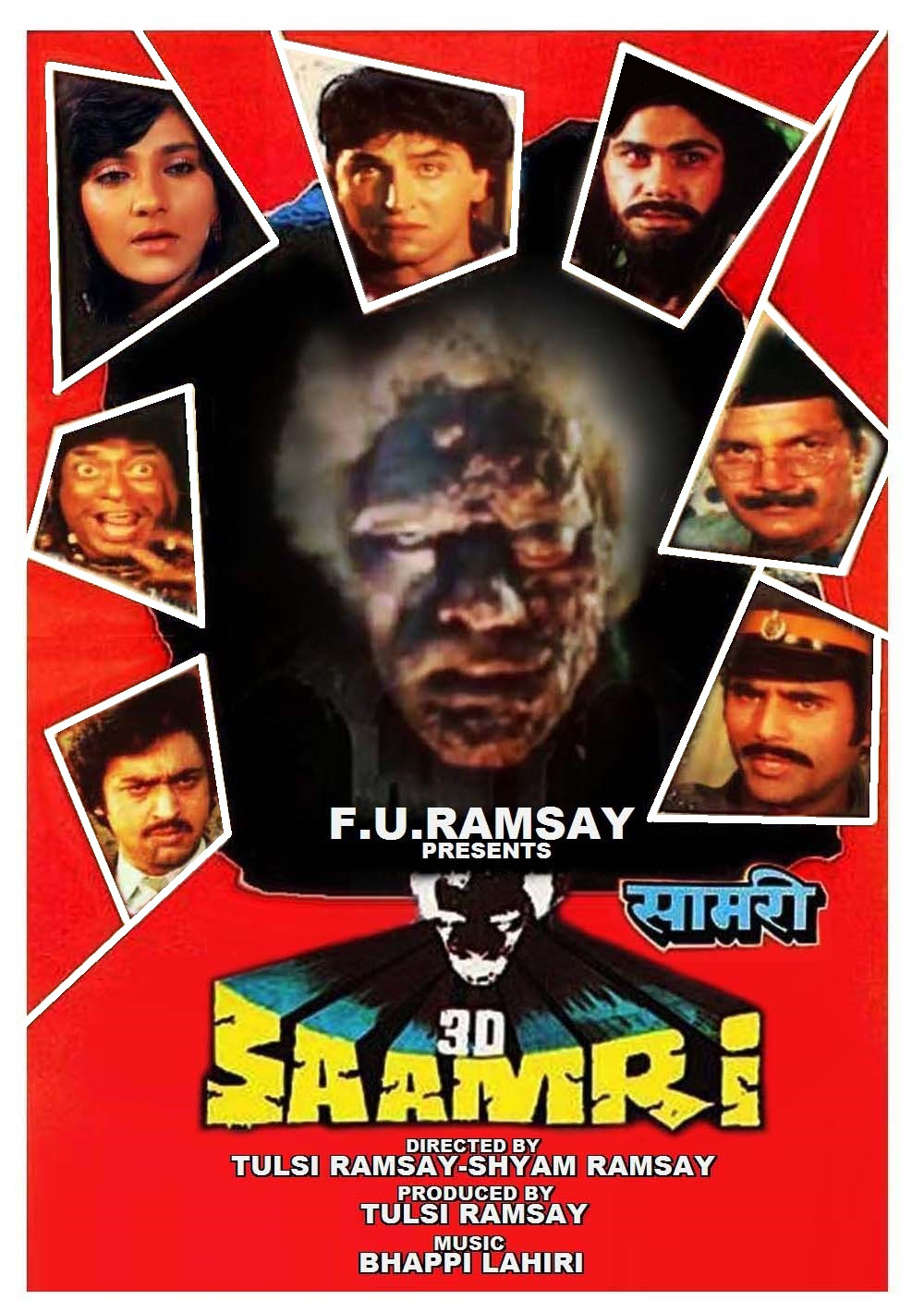 ramsay brothers horror movie saamri 1985 poster