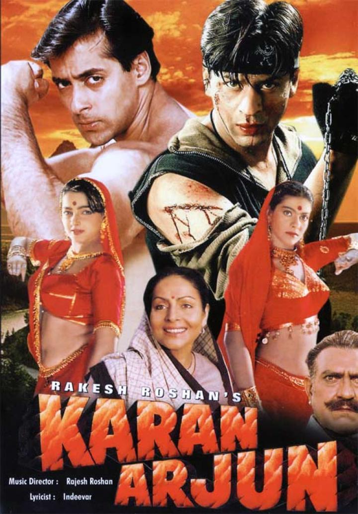 Karan arjun movie poster