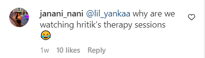 comments on hrithik rohan interview