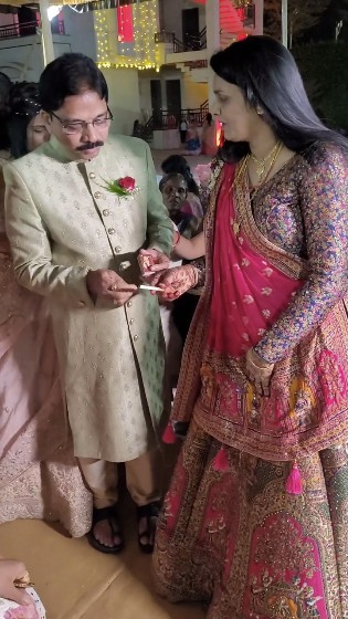 Desi In-Laws Put A Cigarette In The Groom's Mouth