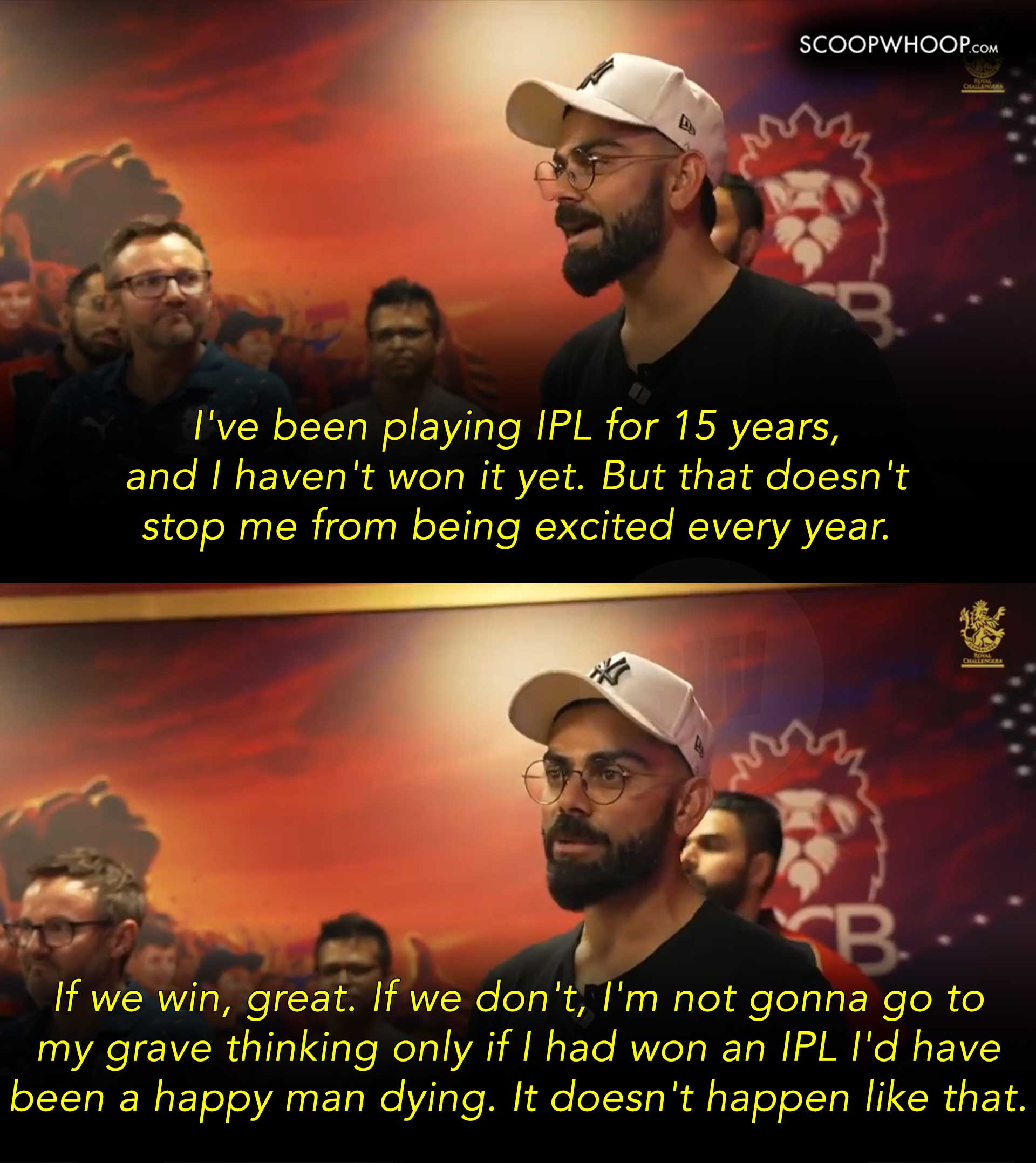 Virat Kohli pep talk to Team RCB at WPL