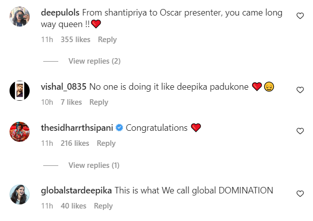 deepika at oscars