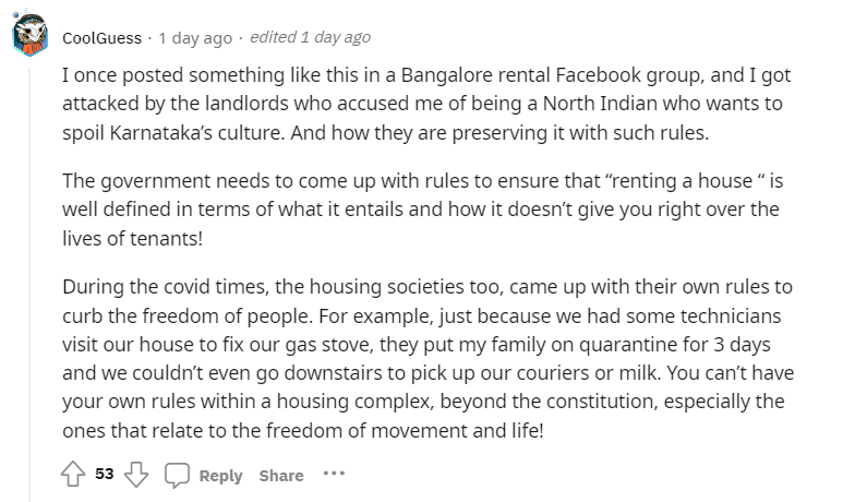 bengaluru housing society