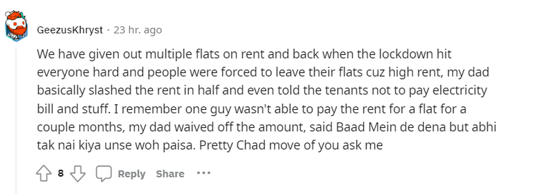 good tenant reddit screenshot