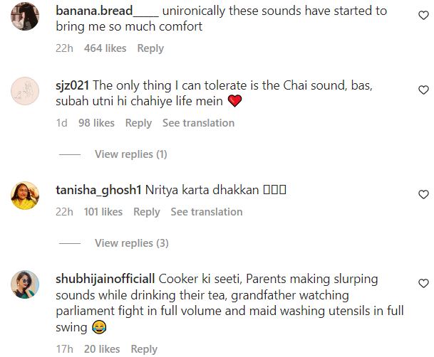 comments on indian households asmr