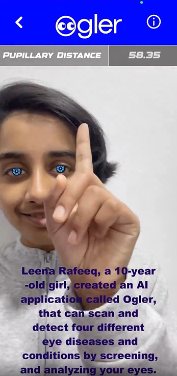 Leena Rafeeq AI App Ogler EyeScan