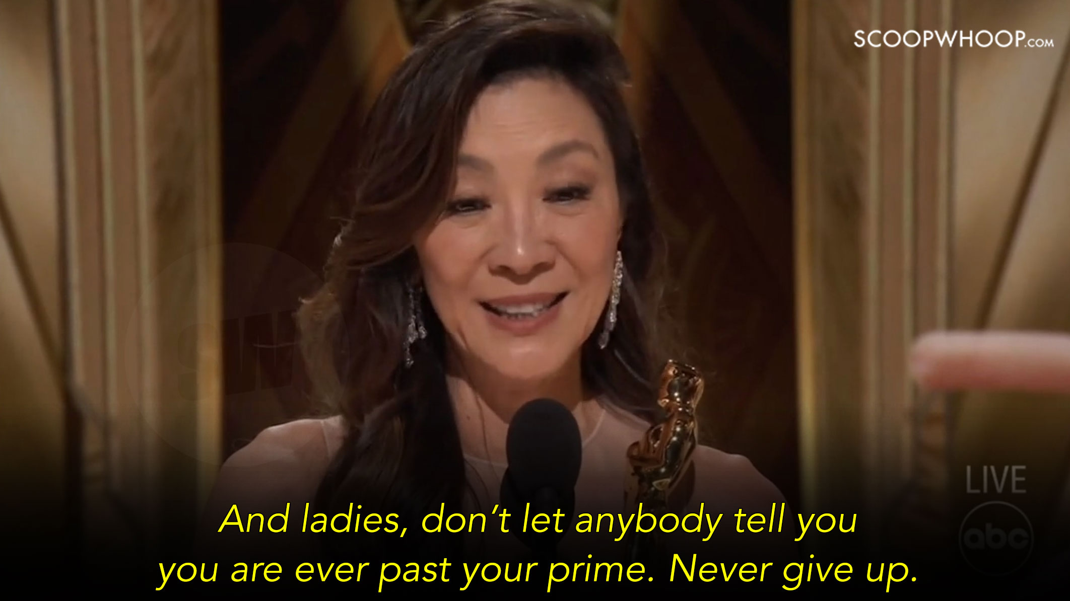 Michelle Yeoh Had A Powerful Oscars Acceptance Speech