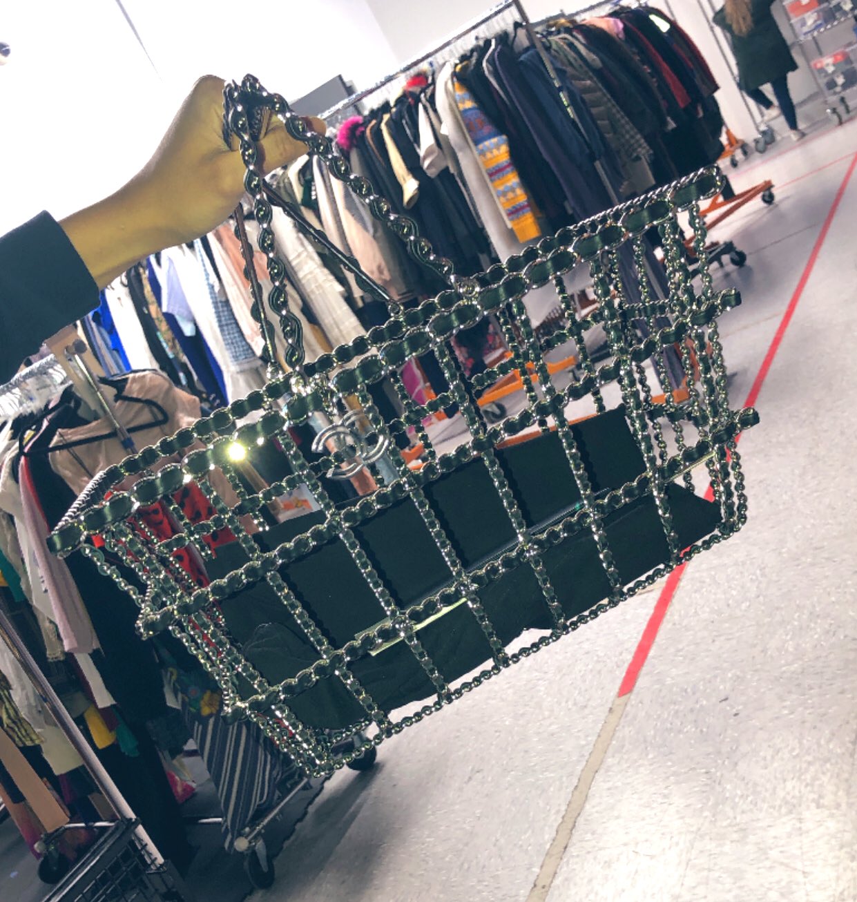 chanel shopping trolley bag