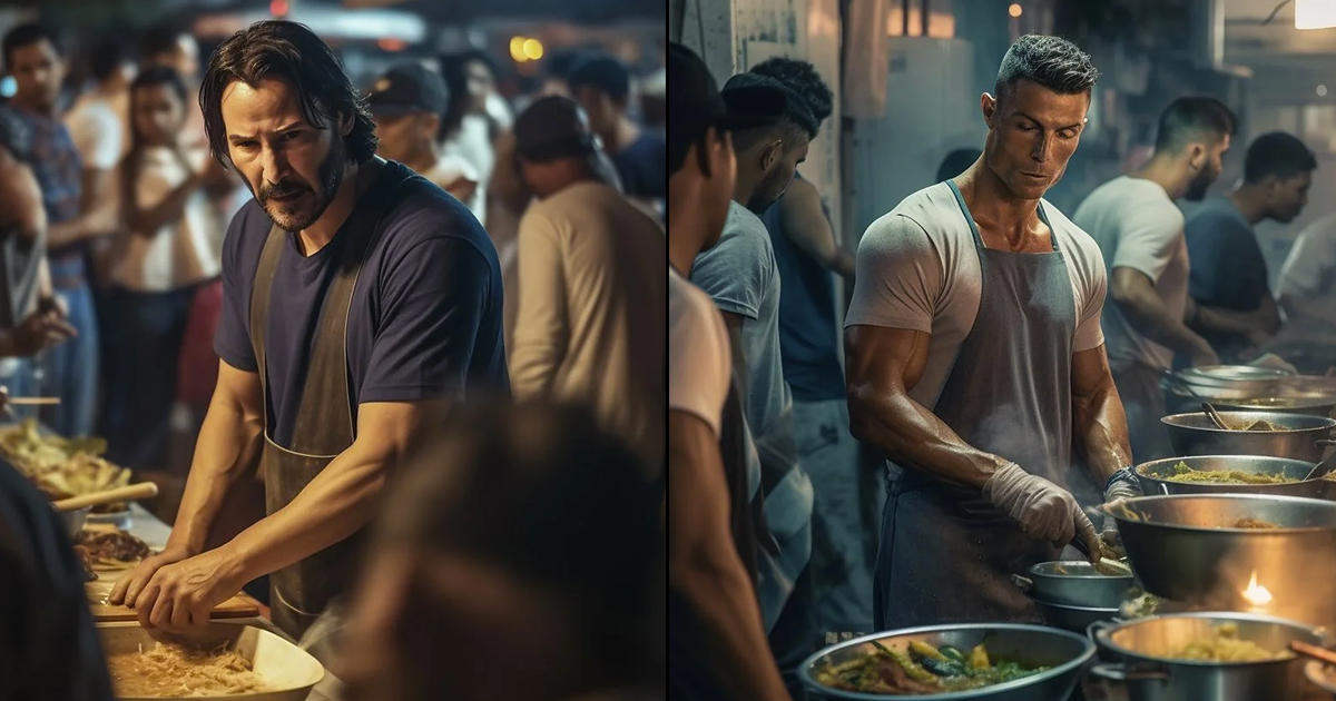 Artist Shares AIGenerated Images Of Celebs Serving Ramadan Iftar & It