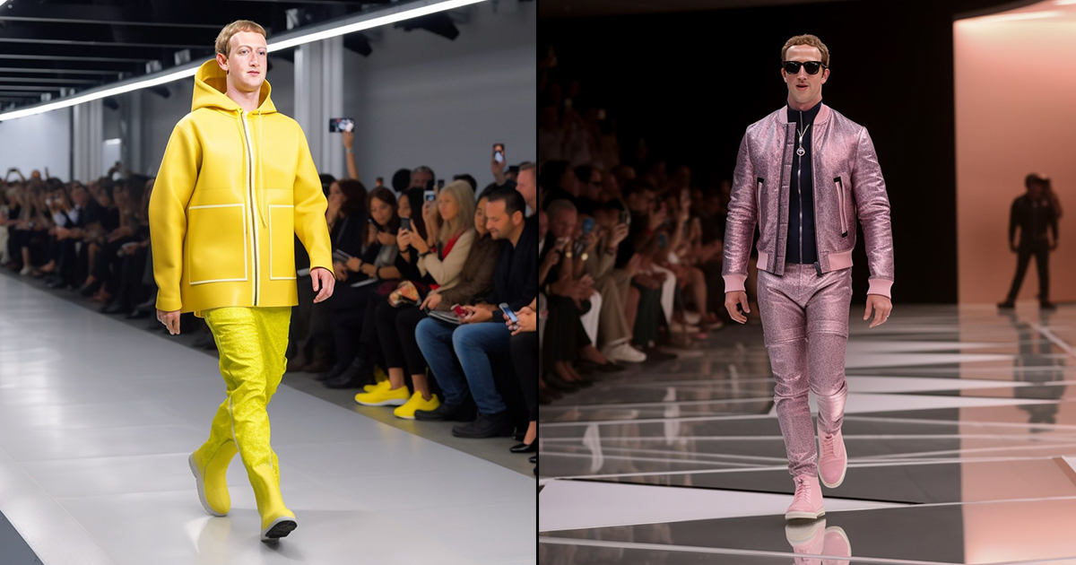 These AI Images Of Zuckerberg As Fashion Model Look Real AF