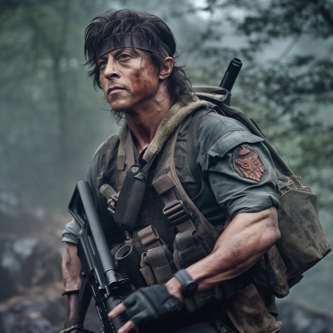 SRK as John Rambo