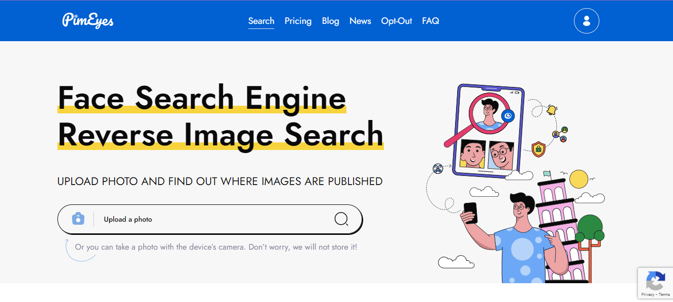 PimEyes website uses AI to identify your photos existing online