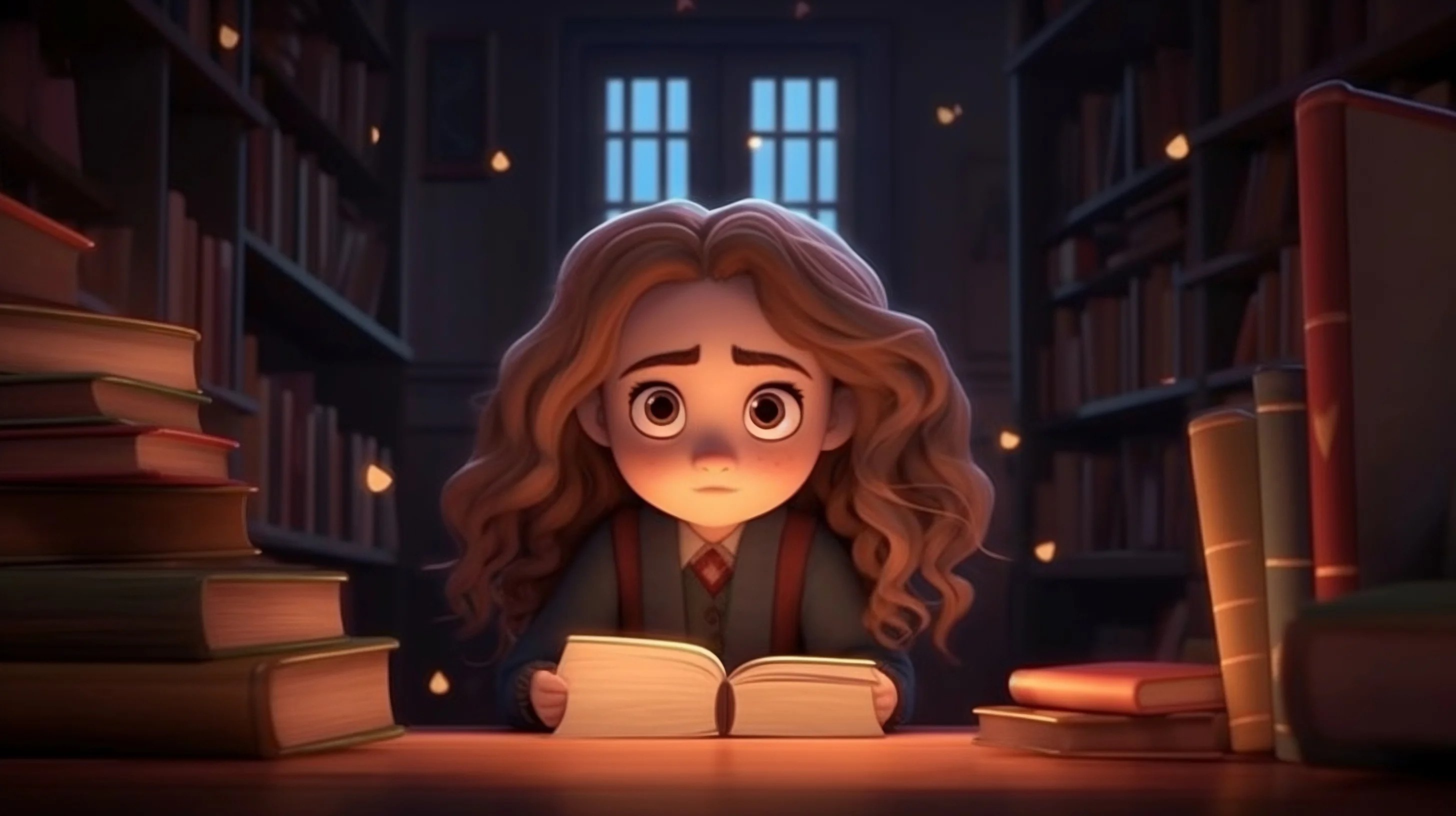 Hermionie Granger animated harry potter