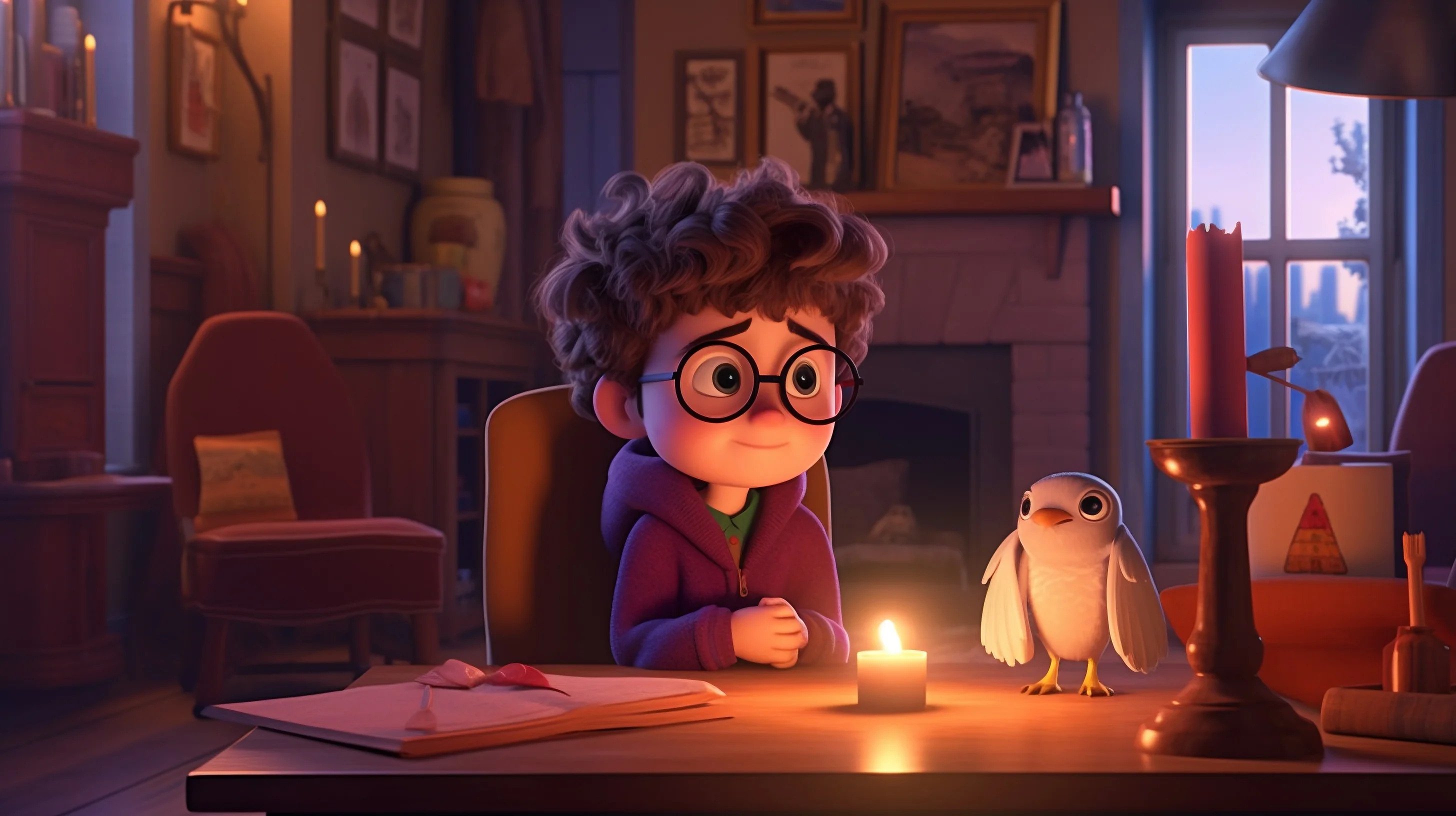 Harry Potter AI art pixar movie