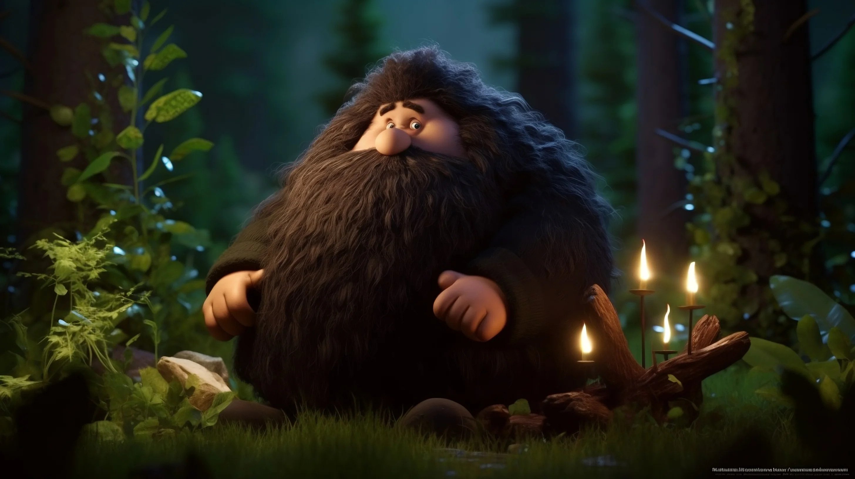 Hagrid harry potter animated