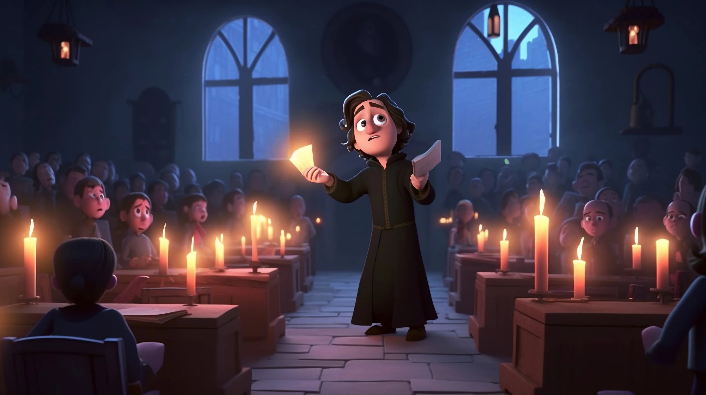 Severus snape pixar version of harry potter characters