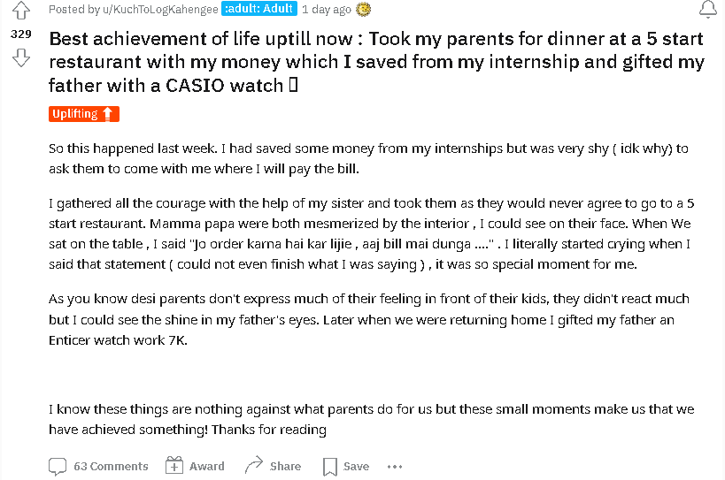 Parents, reddit