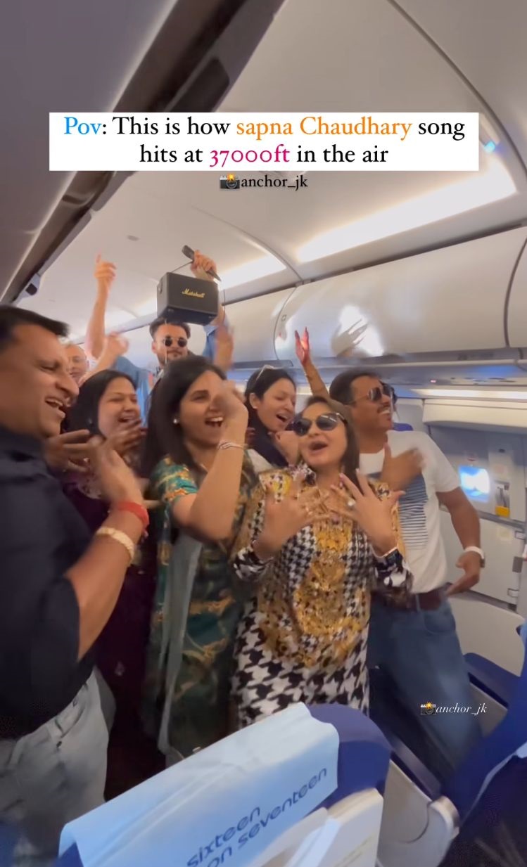 Passengers Dance To Sapna Chaudhary's Song On A Flight, The Internet Is  Confused - ScoopWhoop