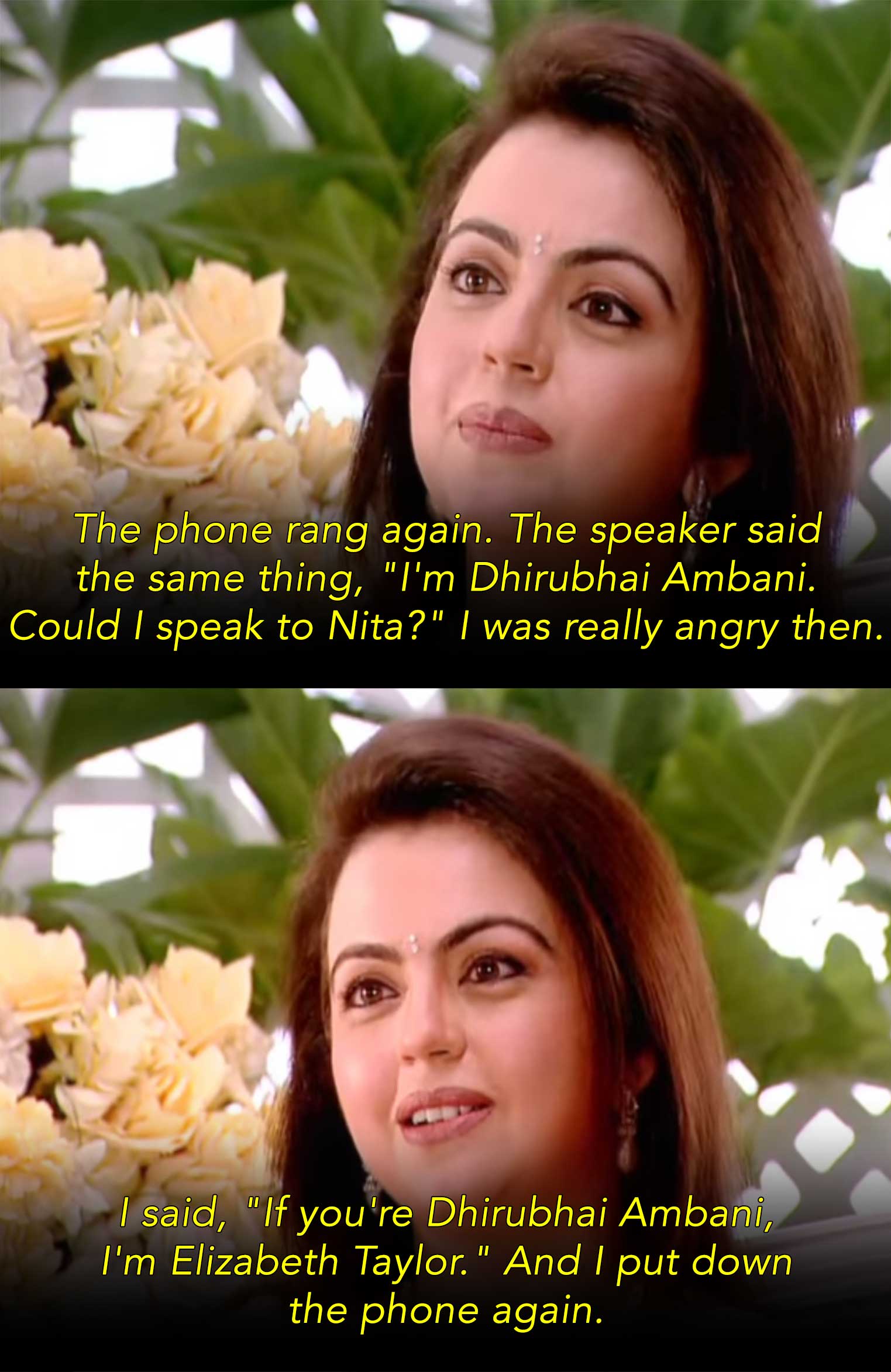 Nita Ambani Sex - When Nita Ambani Thought Dhirubhai's Call Was A Prank