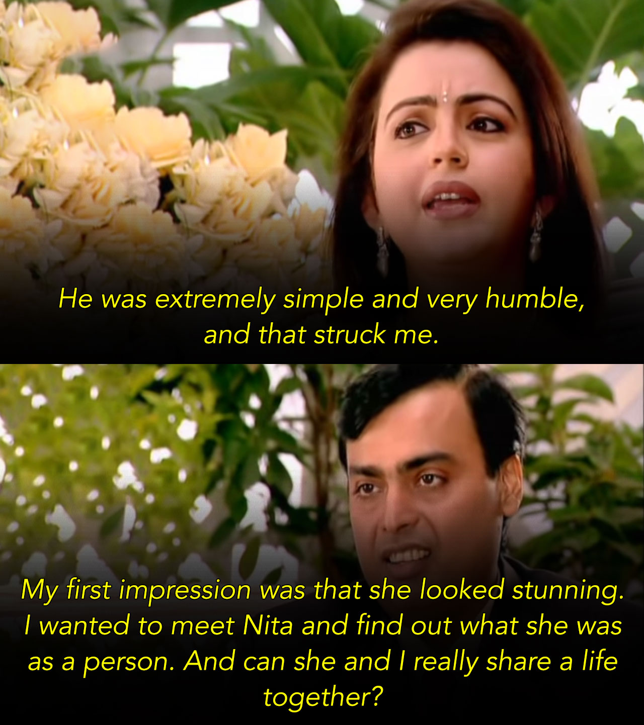 how Mukesh Ambani had proposed to Nita Ambani