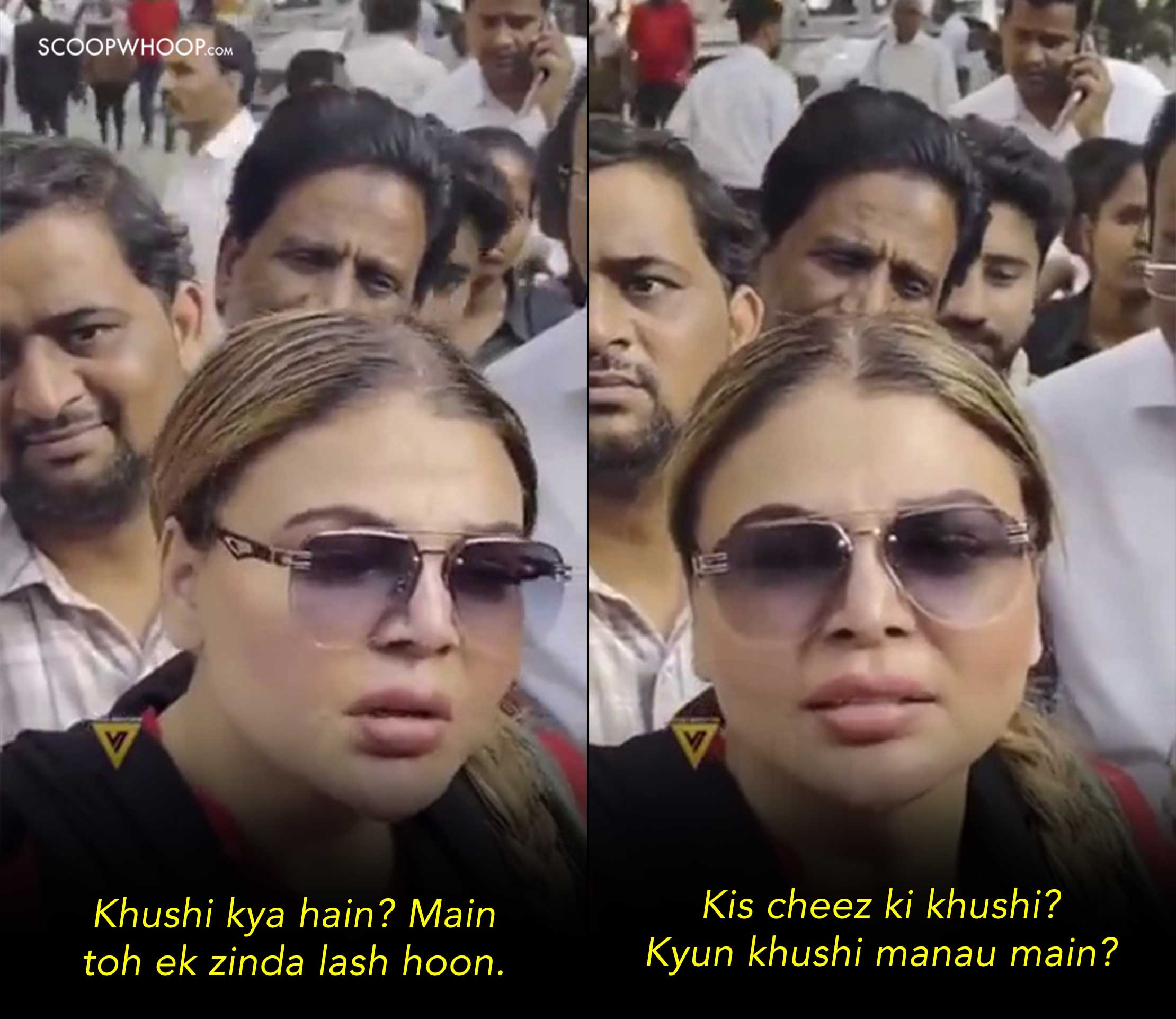 rakhi sawant talking to paparazzi