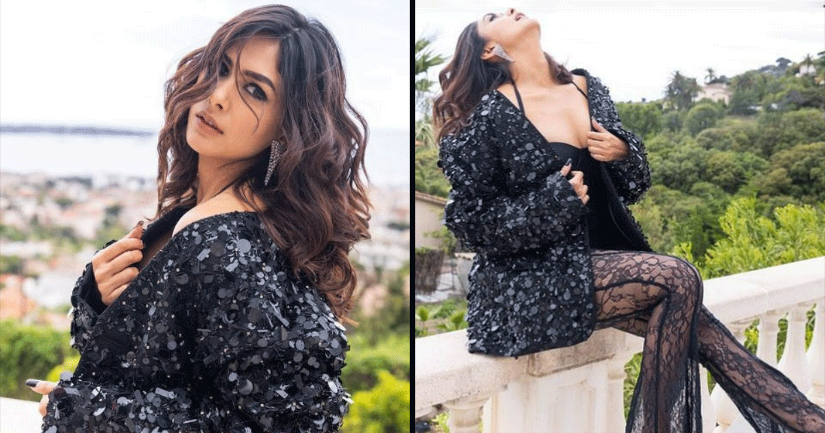 Mrunal Thakur Oozes Glamour In Black Swimsuit At Cannes & Oh Boy! She ...