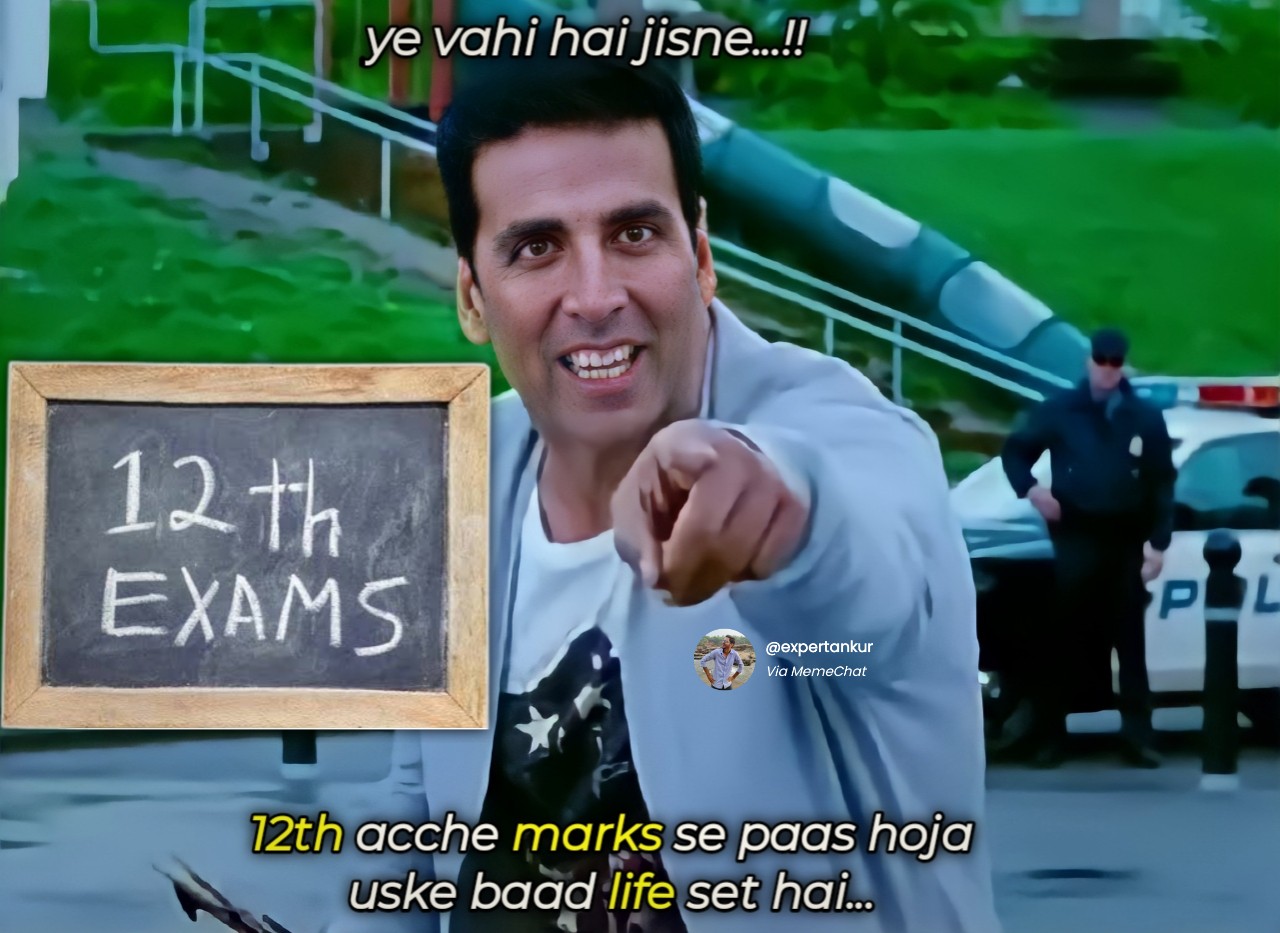 CBSE board class XII result meme