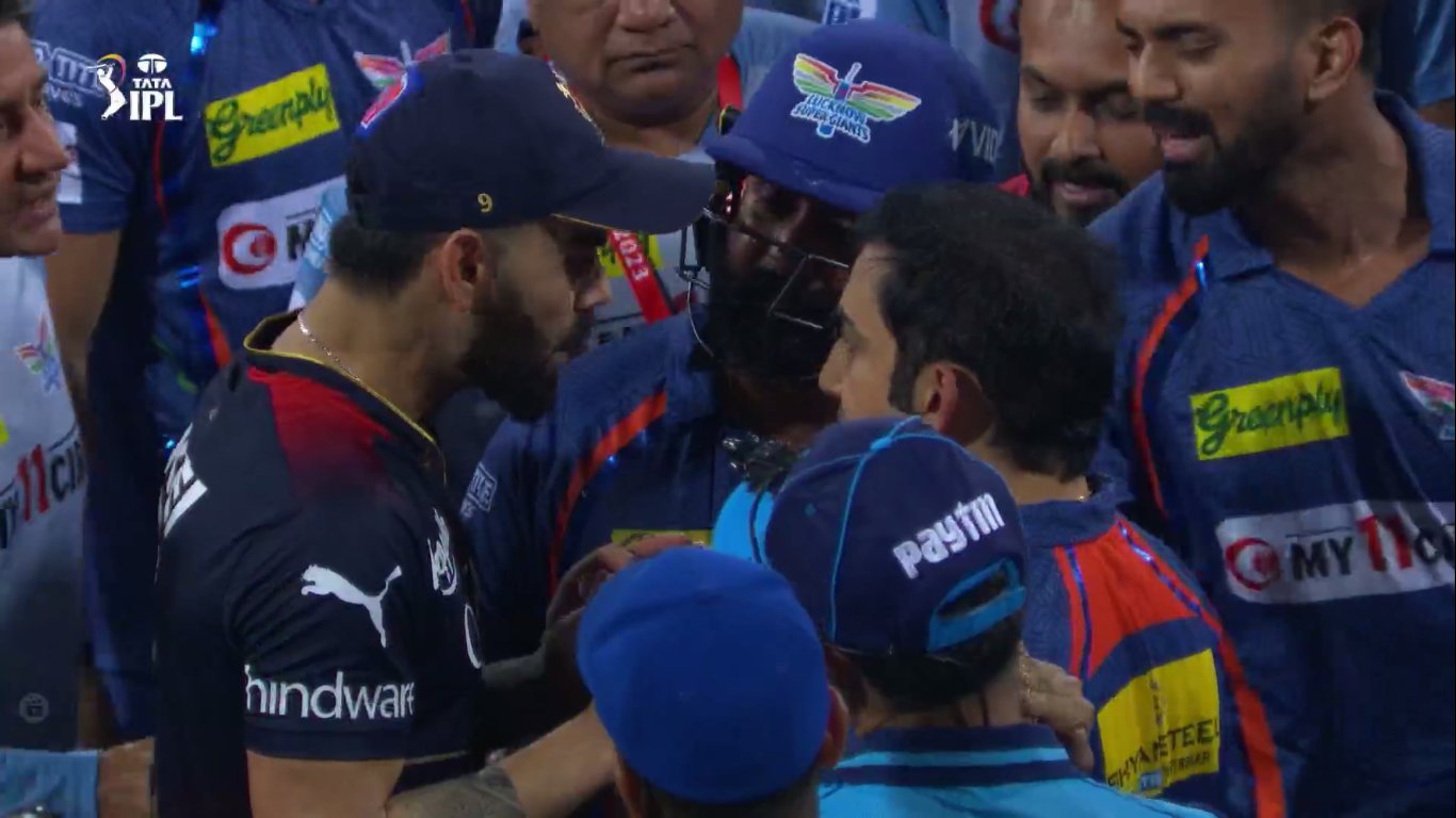 Virat Kohli & Gautam Gambhir IPL 2023 fight