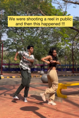 viral instagram reel father motivates children to dance