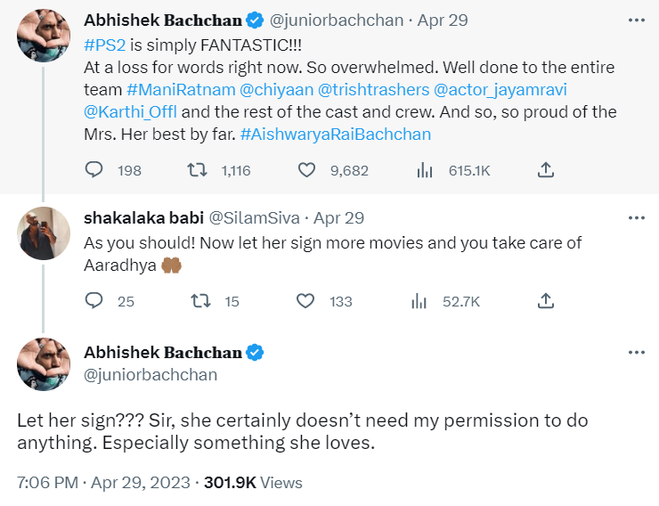 abhishek bachchan tweet