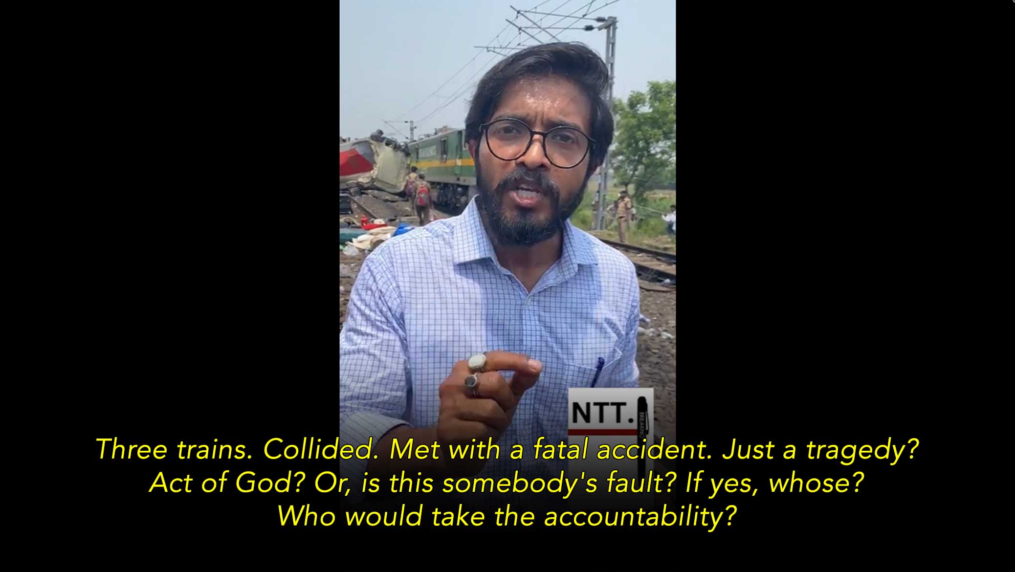 Odisha Train Accident journalist asks important questions