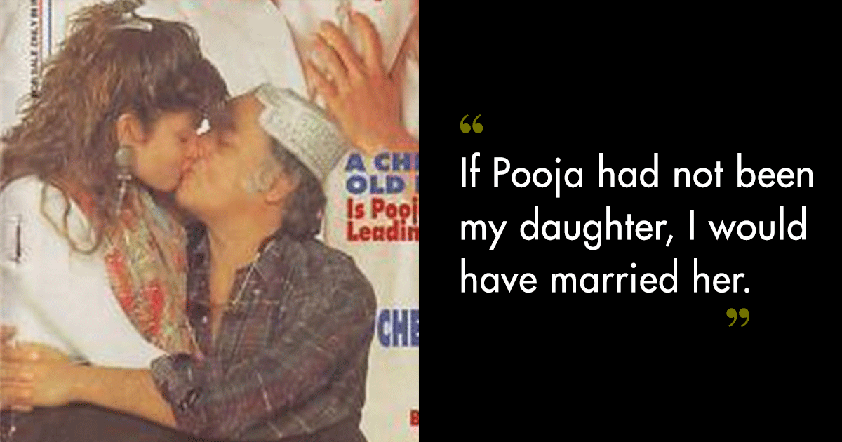Throwback To When Mahesh Bhatt & Pooja Bhatt Locked Lips For A Magazine &  Stirred Controversies - ScoopWhoop