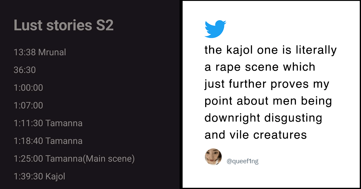 Man Shared Sex Scene Timestamps From 'Lust Stories 2'
