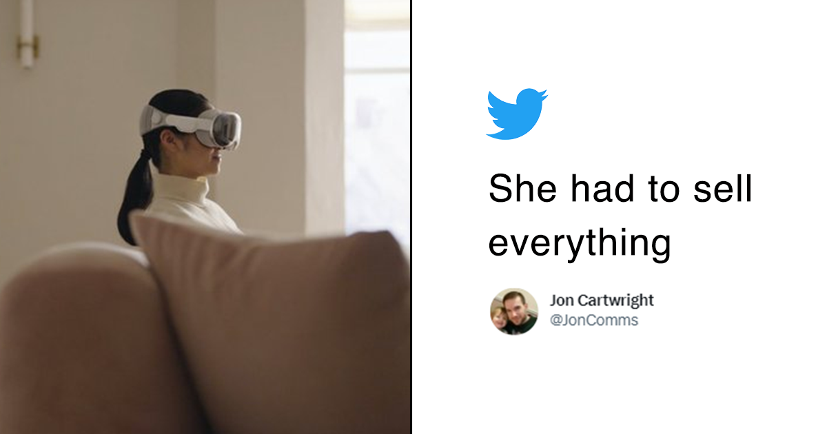 Twitter Is Serving Hot Memes On The Newly-Launched Apple Vision Pro