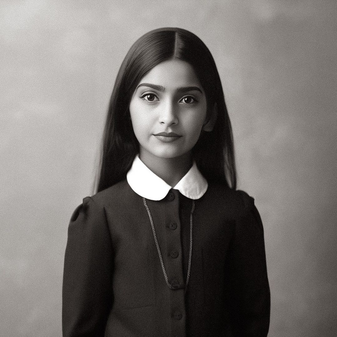 Sonam Kapoor AI images as kids